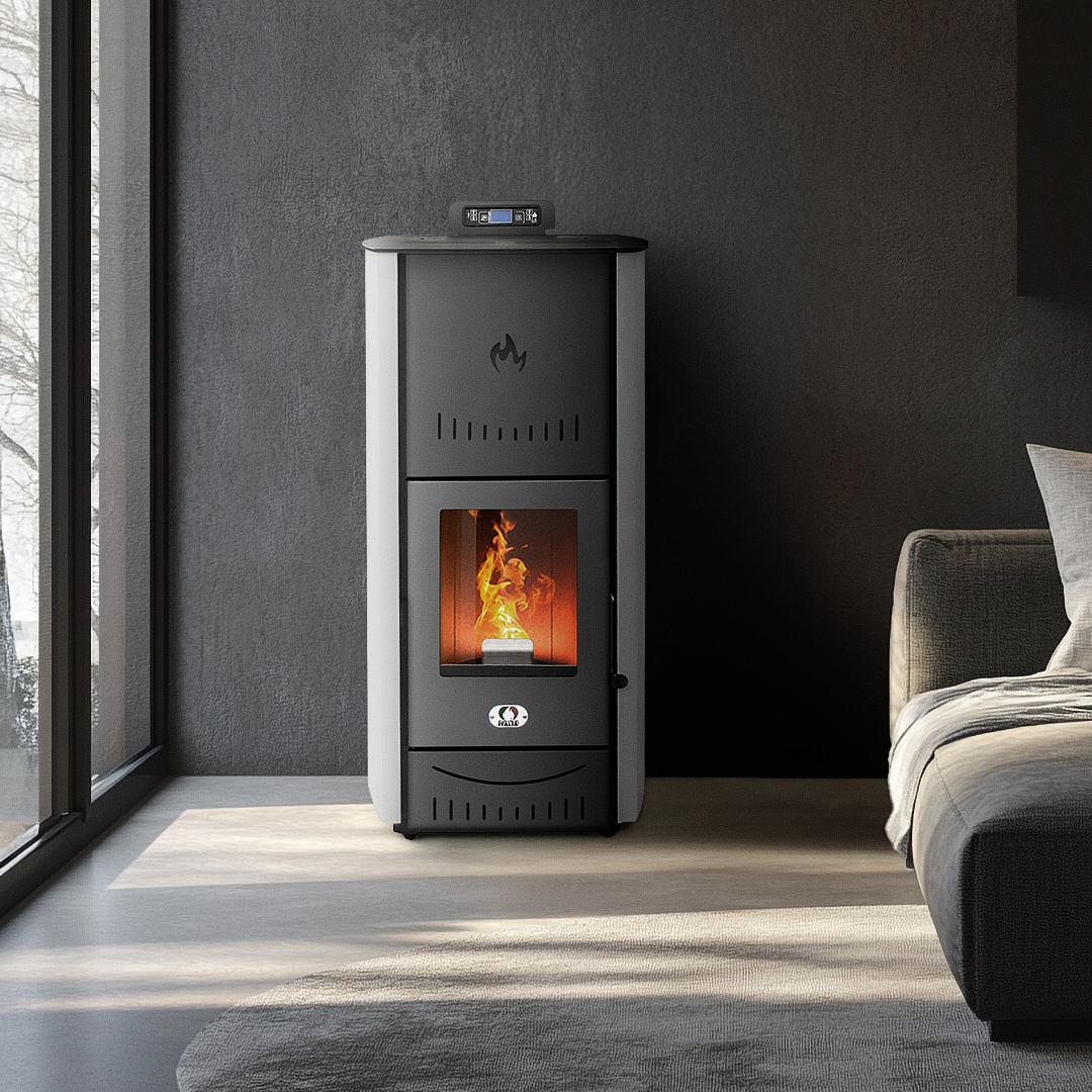 Piec Na Pellet Z Płaszczem Wodnym New York 20-24 Kw