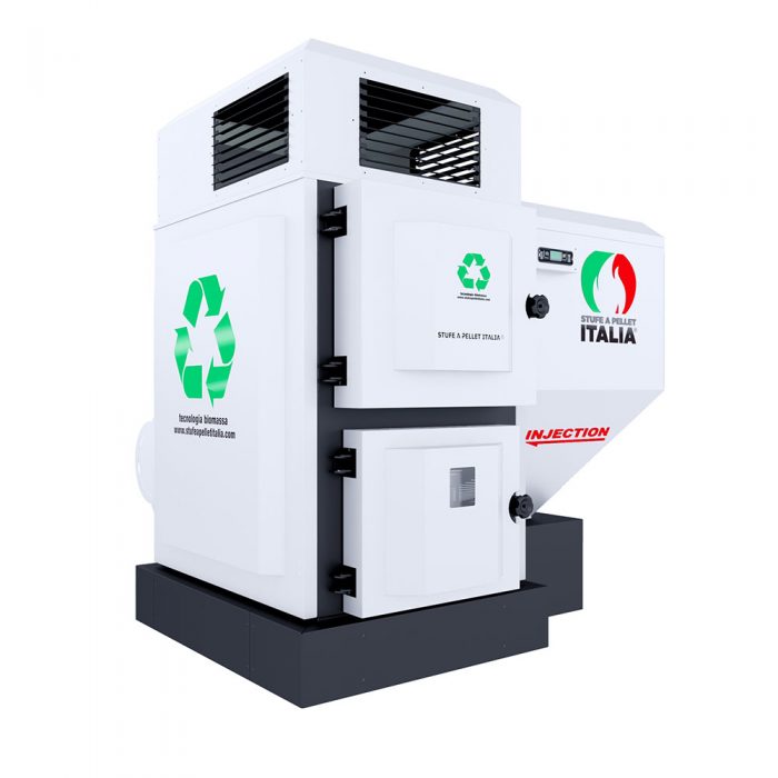 Stufa a Pellet Per Fabbrica Industria 110 Kw Vortice