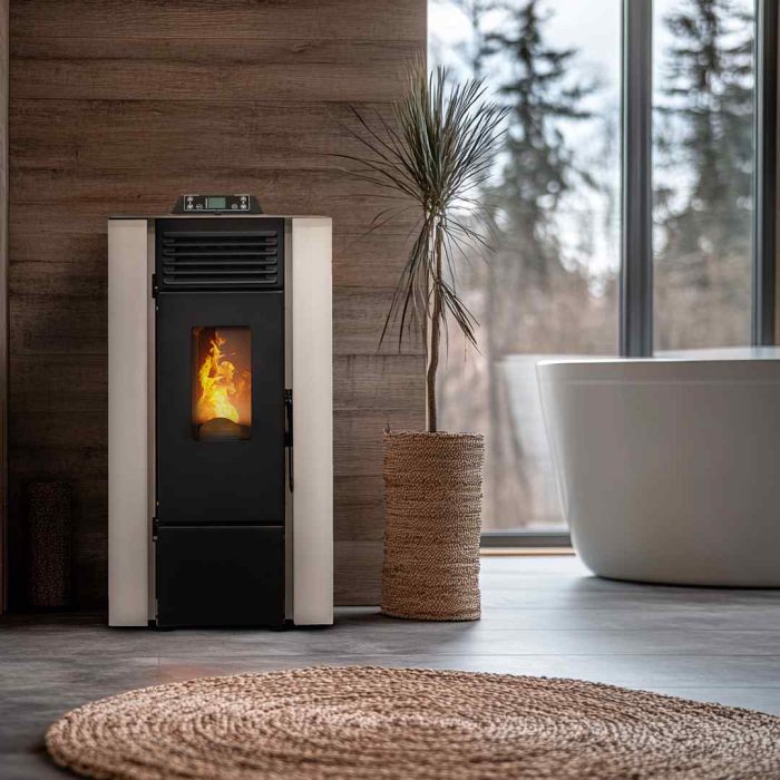 Piec na pellet 9 Kw Qubo