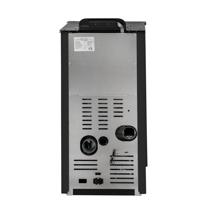 Stufa a Pellet 5 Stelle Canalizzabile San Diego 12 Kw Nera