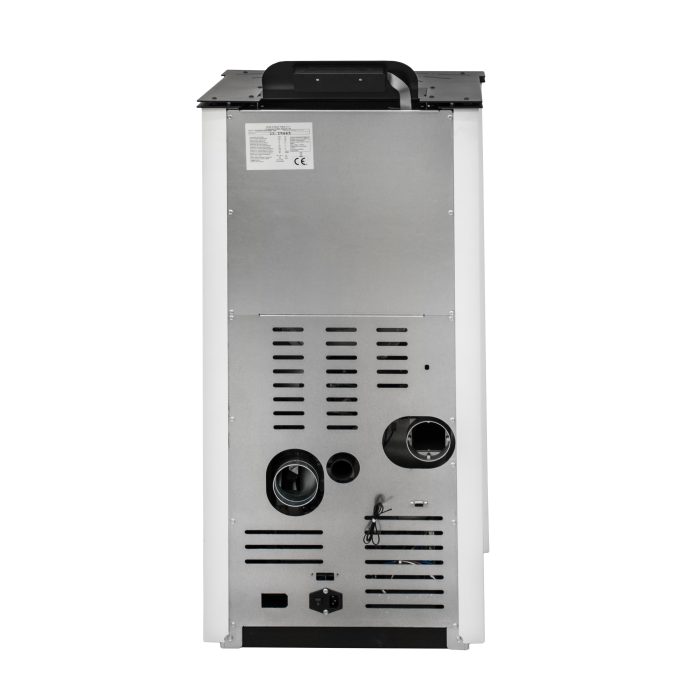 Stufa a Pellet 5 Stelle Canalizzabile San Diego 12 Kw Bianca